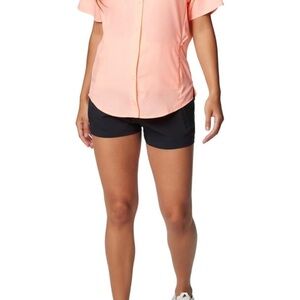 Columbia Orange short Sleeve Large